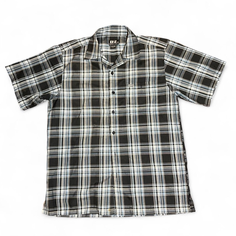 Y2K Dream U.S.A Plaid shirt